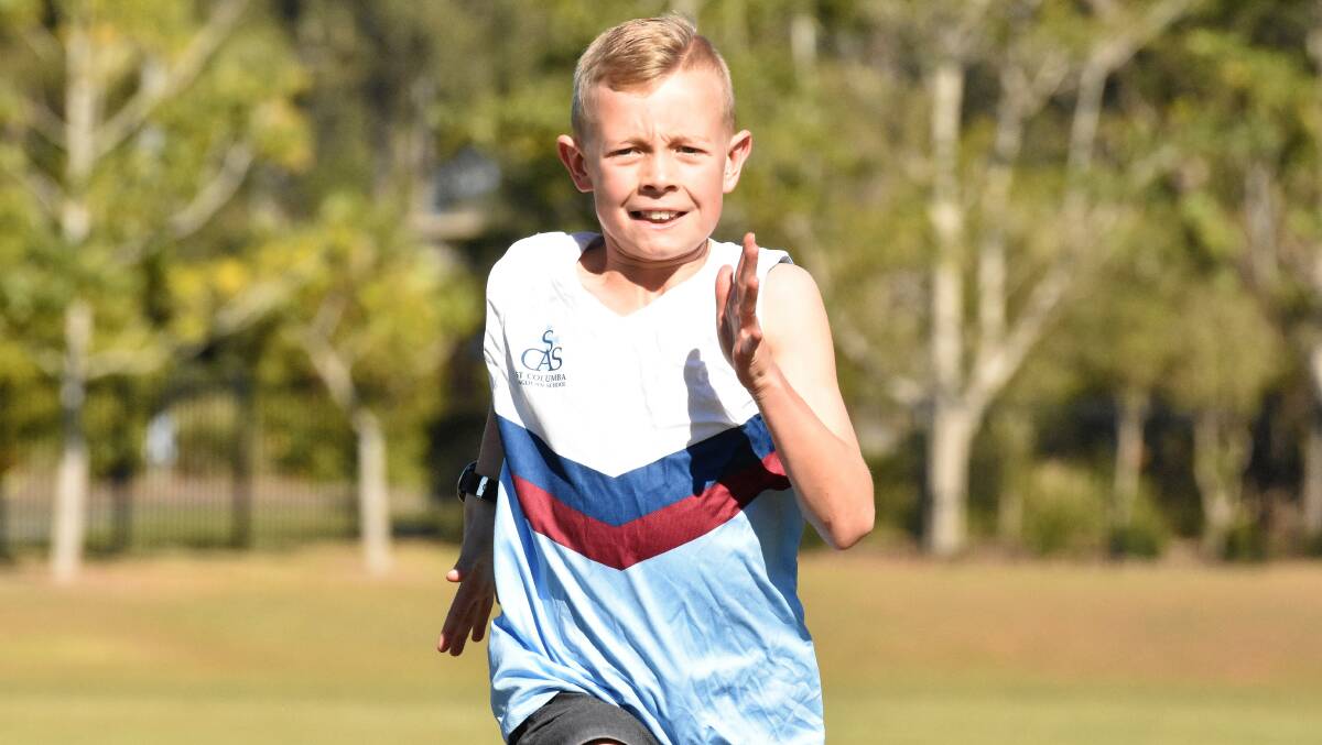 Top effort: SCAS year four student Trent Alley has returned from national cross country with two gold and one bronze medal.