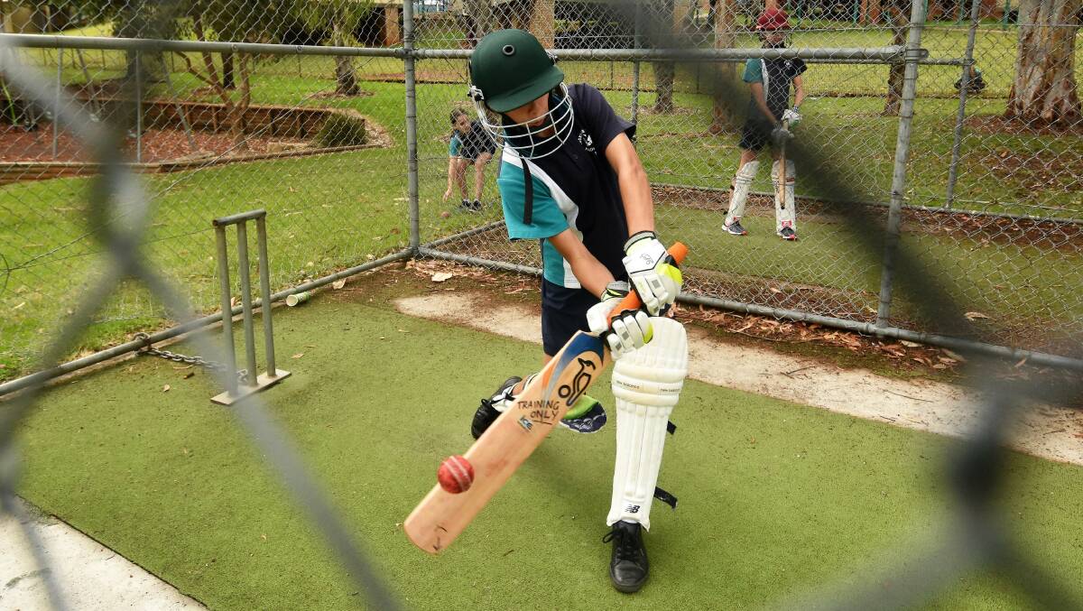 Runs there: Captain Alex Mavros has a hit at training during the week.