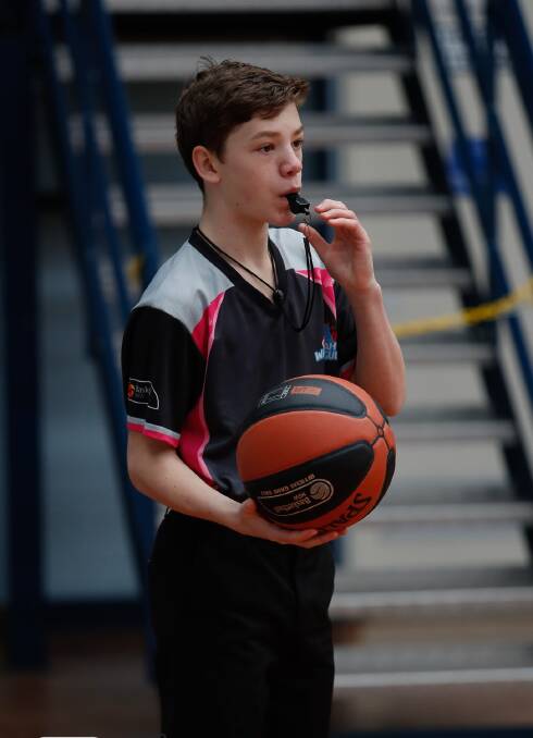 Every post is a winner: Jay Roach is a young referee on the rise. Photo: supplied