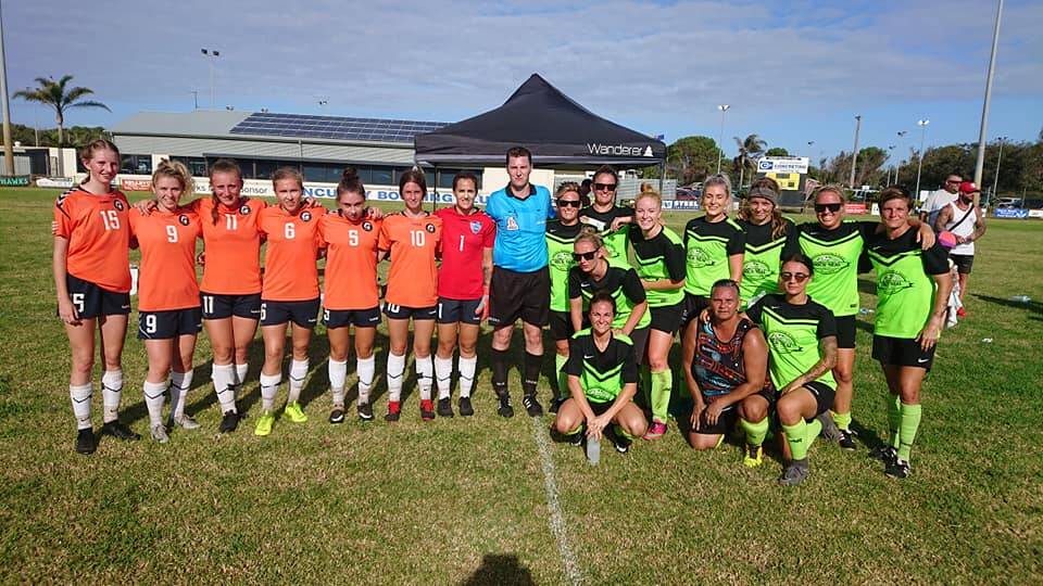 Winners: East Coast Eagles open women's team claimed the Viking Challenge in Forster on Sunday. Photo: supplied