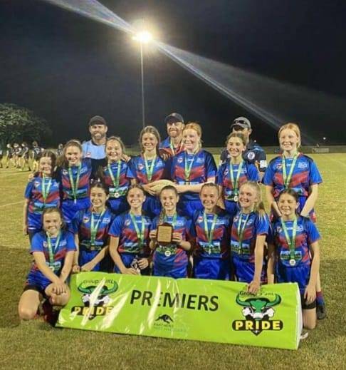 Wauchope Blues are the under-13 Group 3 junior rugby league girls league tag premiers.