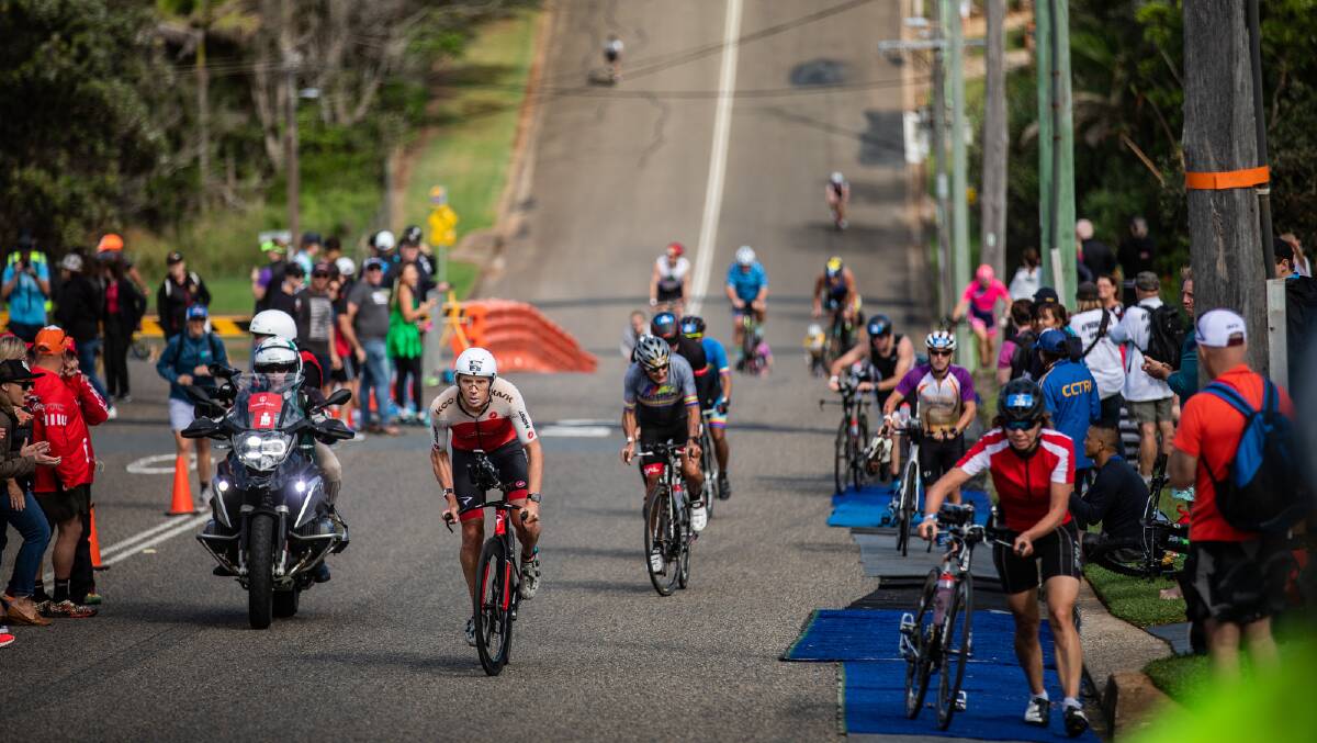 COVID-safe plans: Will we see an increase in local athletes making the climb up Matthew Flinders Drive at this year's Ironman Australia? Photo: supplied