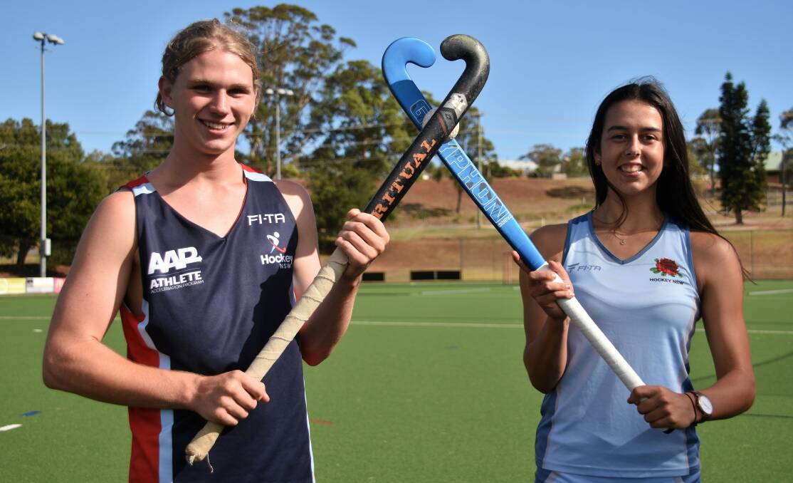 Off to nationals: Ryan Paine and Annika Toohey will represent NSW in Tasmania in April.