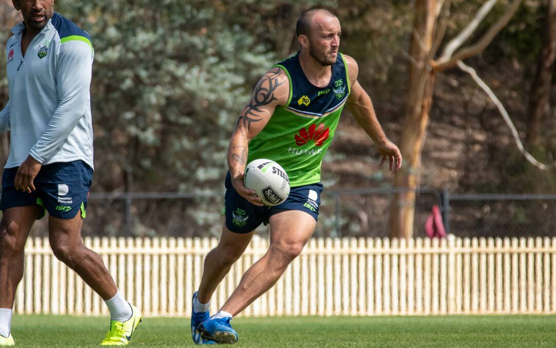 Ready to go: Canberra co-captain Josh Hodgson is excited to see what new recruit George Williams can do in season 2020. Photo: supplied