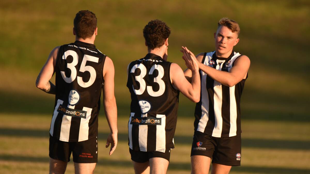 Tough victory: Port Macquarie Magpies bounced back from last week's thumping with a hard-fought win over Sawtell-Toormina. Photo: Rob Dougherty