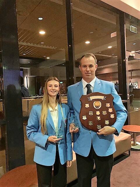 Next level: Port Macquarie referees Emma Bleasdale and Brad Walsh. Photo: supplied