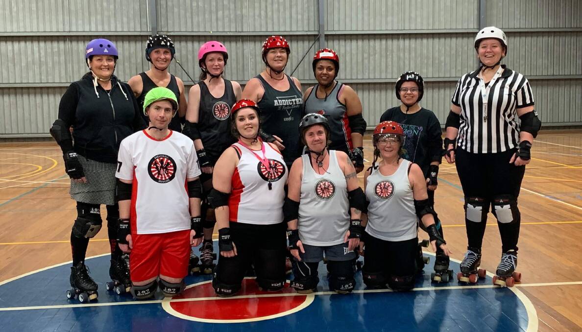 Back in action: Port Macquarie Roller Derby action returns to Wauchope on Saturday. Photo: supplied