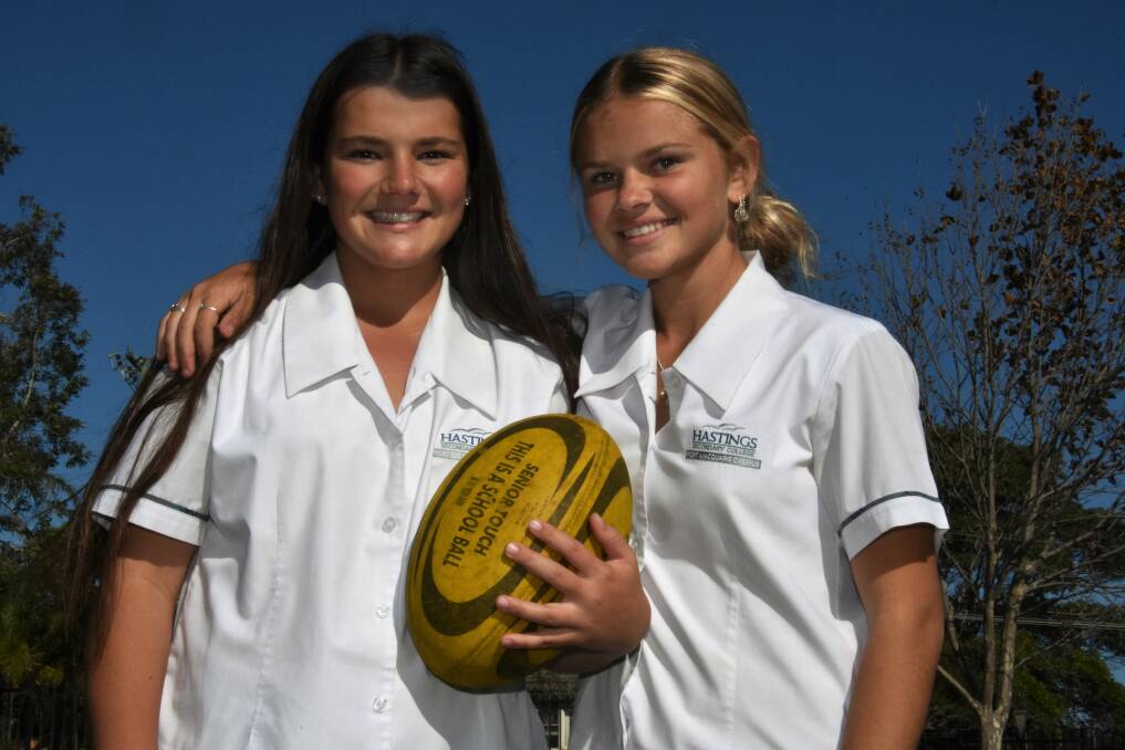 Next level: Shelby and Lani Grainger will represent lower North Coast at Tuffins Lane on Friday.