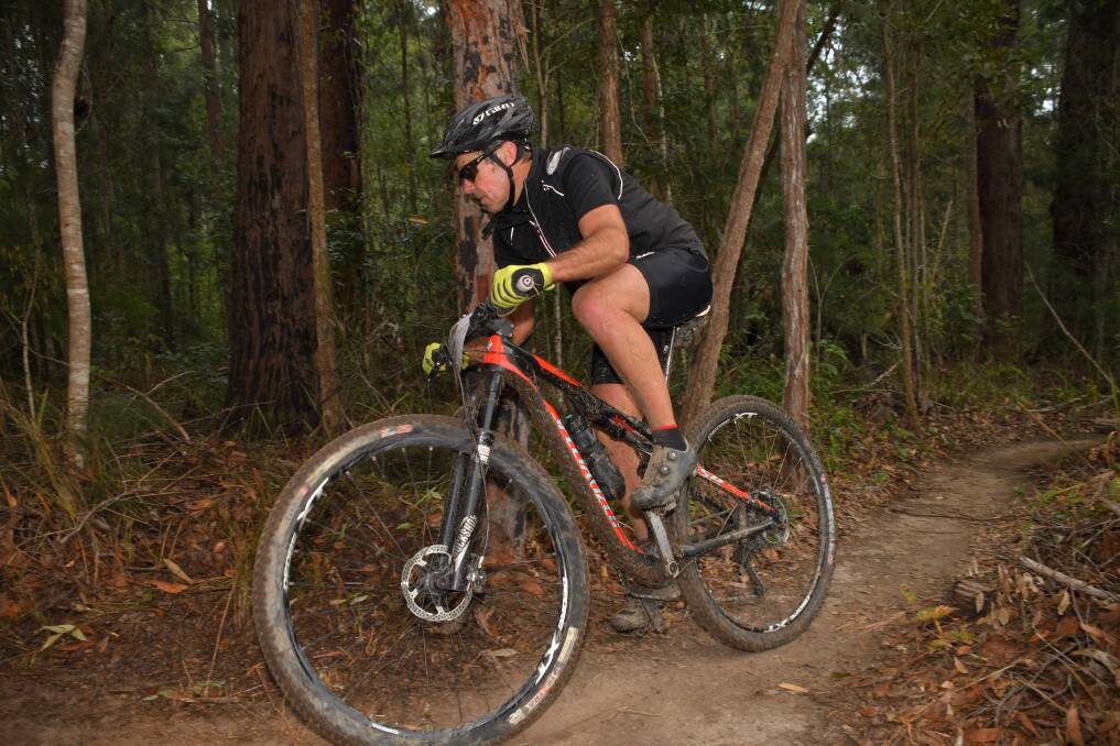 Victorious: Wauchope’s Brad Leach won the male division of the Hammer Endurance Series.