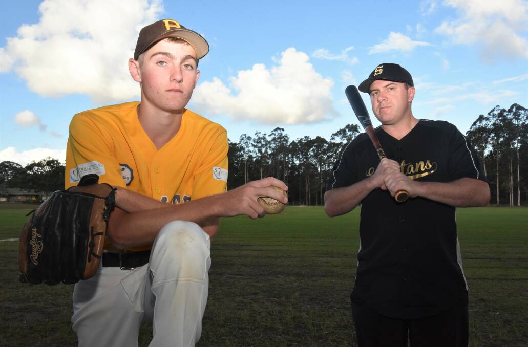 Competitive: Lachlan Barnes and Ryan Frost will take to the field at Blackbutt Park this weekend. Photo: Paul Jobber