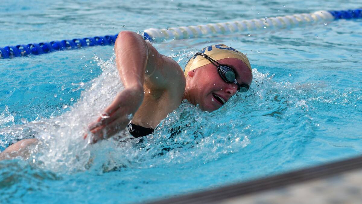 Extra stroke: Mathilda King will head to the AIS next weekend for a three-day training camp. Photo: Paul Jobber