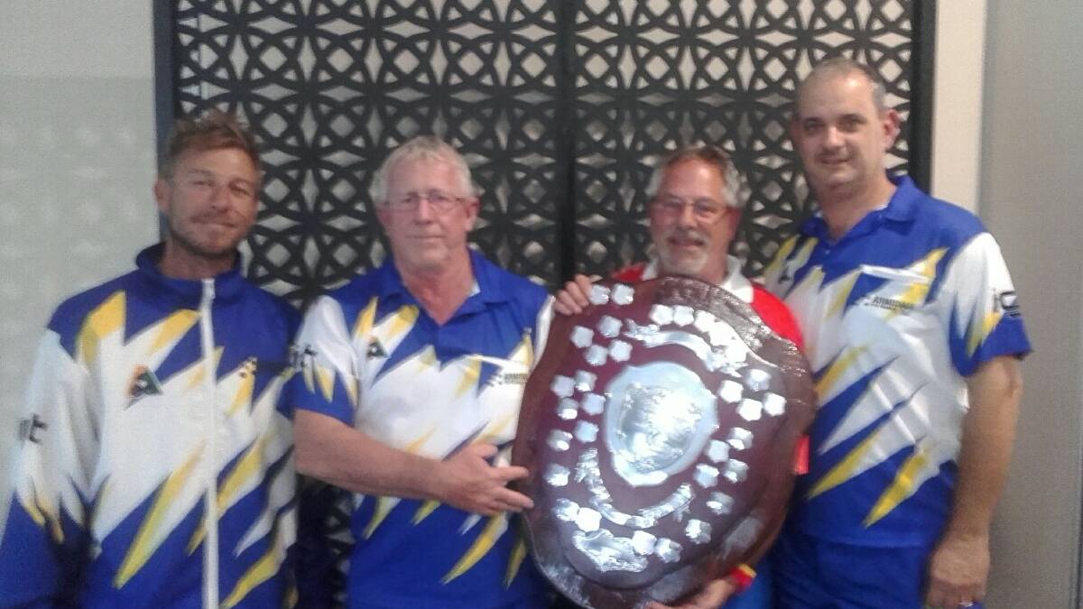 WINNING TEAM: Terry Steele, Peter Doyle, Ross Strahle and Rod Chetwynd