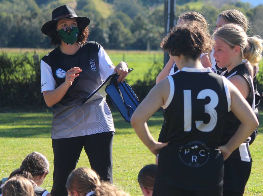 Important role: Fran Williams says she loves coaching the Port Macquarie Magpies Youth girls team. Photo: supplied/Fran Williams
