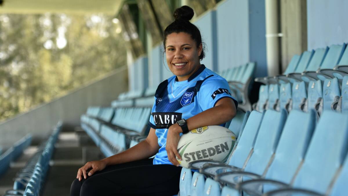On the move: Simone Smith has signed with Penrith Brothers in the Harvey Norman women's rugby league competition. Photo: Paul Jobber.