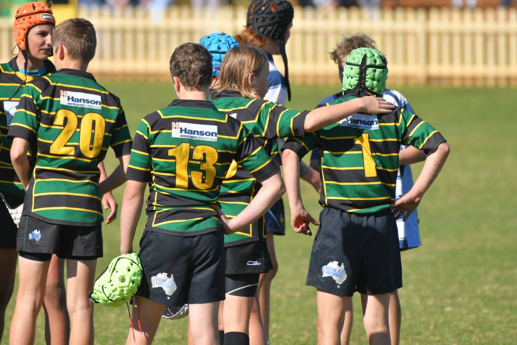 That hurts: Hastings Valley will look to go one step further than last year when they clash with Southern Cross Uni in the under-14 grand final on Saturday.