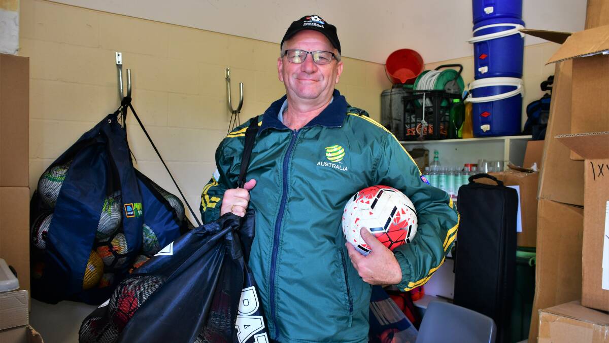 Great opportunity: Larry Budgen will spend time learning from the Young Matildas in Sydney on April 7. Photo: Paul Jobber