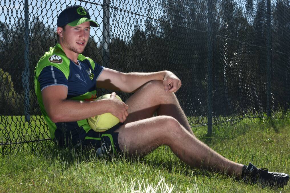 On his way: Mitch Smith has signed a two-year contract with the Canberra Raiders. Photo: Matt Attard