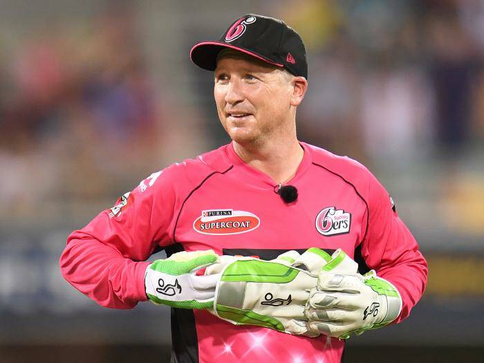 In town: Brad Haddin will join Mark Waugh, Stuart MacGill and Stuart Clark for a bushfire relief charity match at Oxley Oval on February 21.