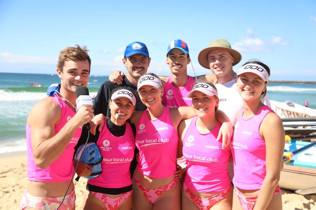 Top effort: Wauchope-Bonny Hills Surf Life Saving Club's under-23 crews. Photo: SLSNSW