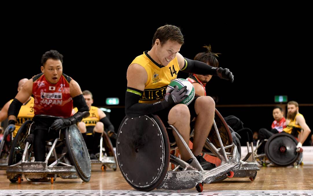 Motivated: Andrew Edmondson remains focused on winning gold - even without crowds at Tokyo. Photo: supplied/Paralympics Australia