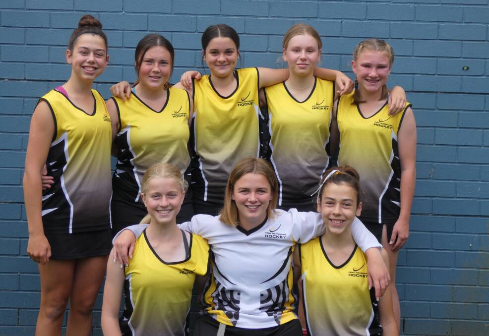 Back again next year: Port Macquarie's under-15 girls team finished fifth at the Central Coast. Photo: supplied