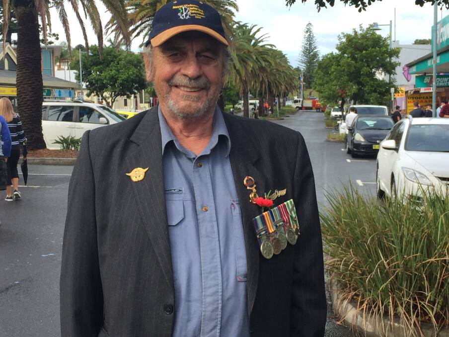 Lest we forget: Roger Horton served in the Vietnam War for a period of eight months as a helicopter door gunner.