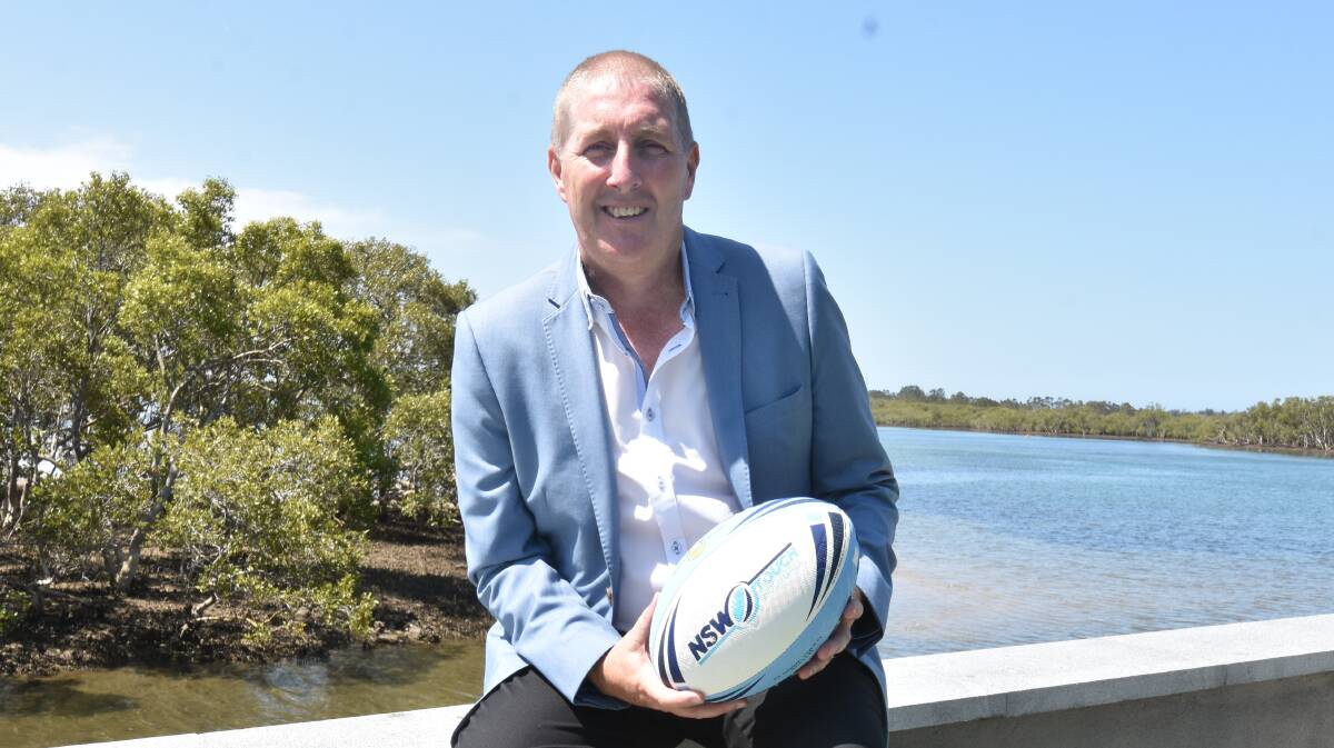 Love it here: New South Wales Touch Association general manager Dean Russell enjoys coming to Port Macquarie. Photo: Ivan Sajko