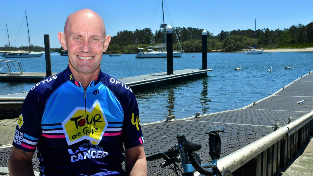 For the family: Greg Laws says "it kind of sucks" to watch a loved one battle cancer. It's why next year's Tour de Cure will be an emotional one. Photo: Paul Jobber