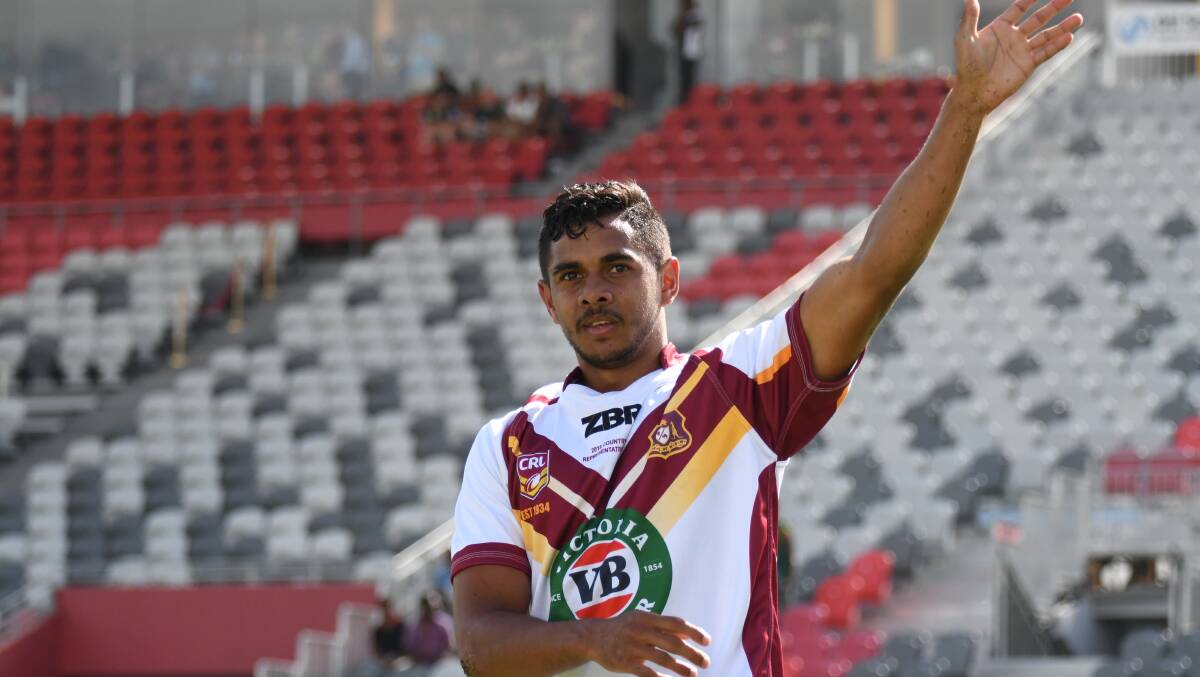 Thanks, PNG: Owen Blair scored a try in Country under-23s 18-12 loss to the PNG Residents. Photo: Country Rugby League