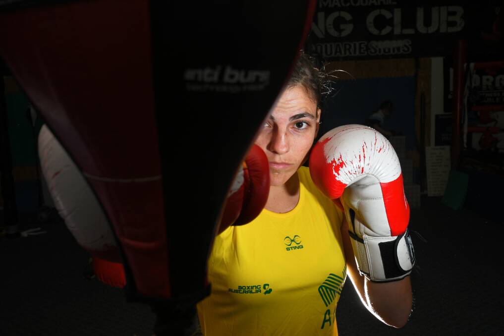 Focused: While disappointed at her defeat in Bulgaria, Jess Messina took plenty of positives.