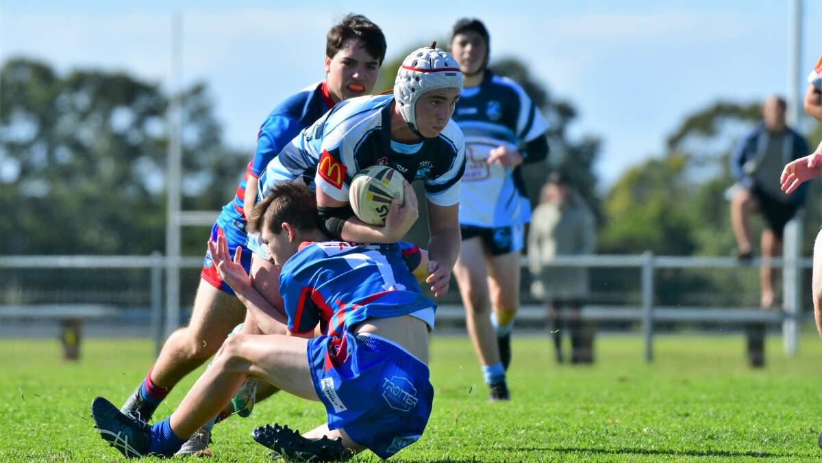 Job done: Ty-Jesse Brabant (pictured playing for Port City), made an impression off the bench for North Coast in their 22-12 win over Northern Rivers.