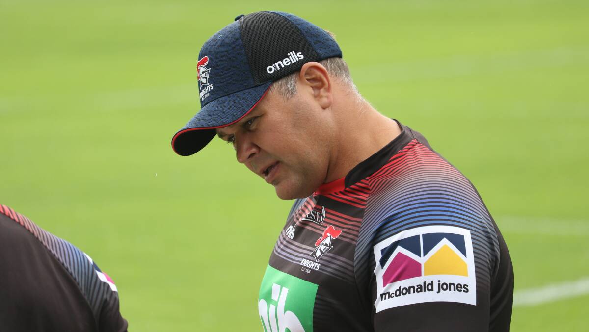 Spreading the message: Anthony Seibold will be a guest speaker at Settlers Inn on Friday night as part of a men's health event. Photo: supplied/Newcastle Knights media