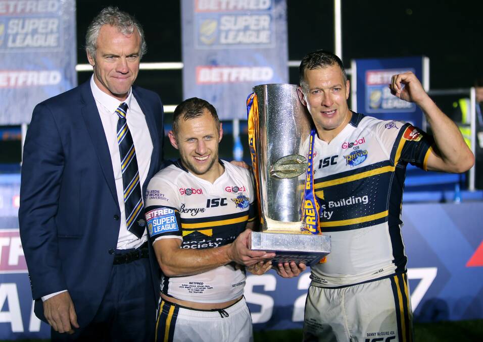 Linked to the Hastings: Former Leeds Rhinos coach Brian McDermott (left) could be assistant coach at the Port Sharks in 2019. Photo: Richard Sellers/PA Wire.