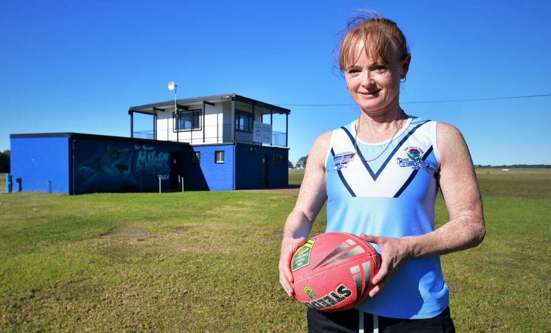 Cherie Green has been selected for the NSW over-50 touch football team. Photo: Paul Jobber