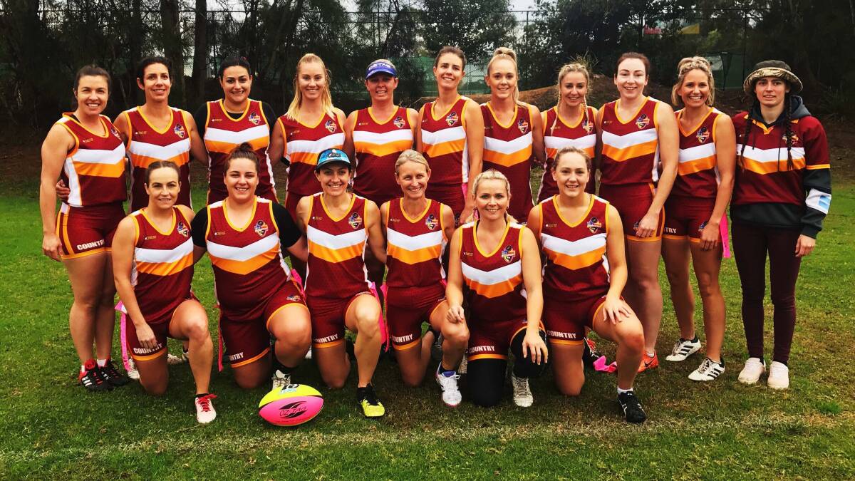 Team photo: Country over-27s were competitive, but City proved too good at Bateau Bay on Saturday. Photo: supplied
