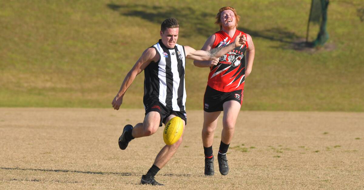 Contributor: Fraser Carroll kicked one goal in Port Macquarie's victory over Sawtell-Toormina on Saturday.