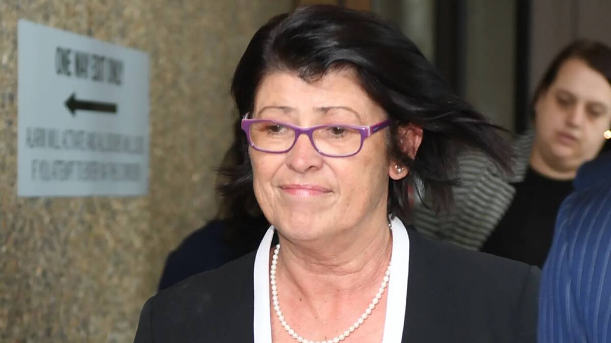 Magistrate Dominique Burns pictured leaving court in Sydney last year.