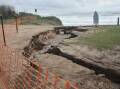 Erosion at Town Beach after heavy storms