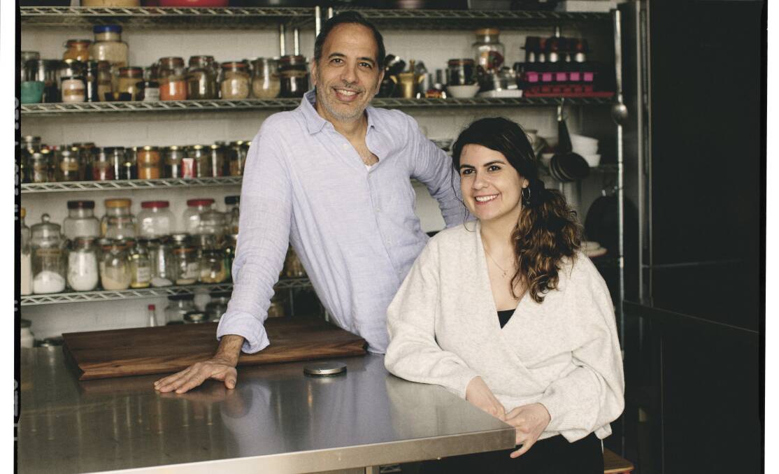 Yotam Ottolenghi and Noor Murad lead the Ottolenghi Test Kitchen. Picture: Elena Heatherwick