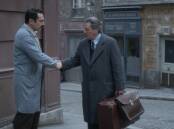 Gilles Lellouche, left and Daniel Auteuil in Farewell, Mr Haffmann. Picture: Palace