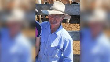 Merv Schwarz was killed in yesterday's shooting. He is pictured at a cattle sale in Roma. File picture: Penelope Arthur 