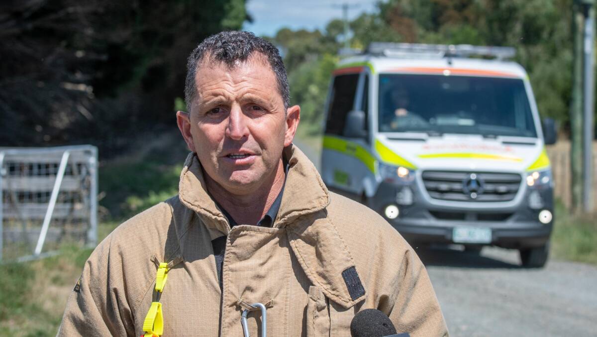 Launceston Fire Brigade district officer of operations Mark Ciantar. Picture: Paul Scambler