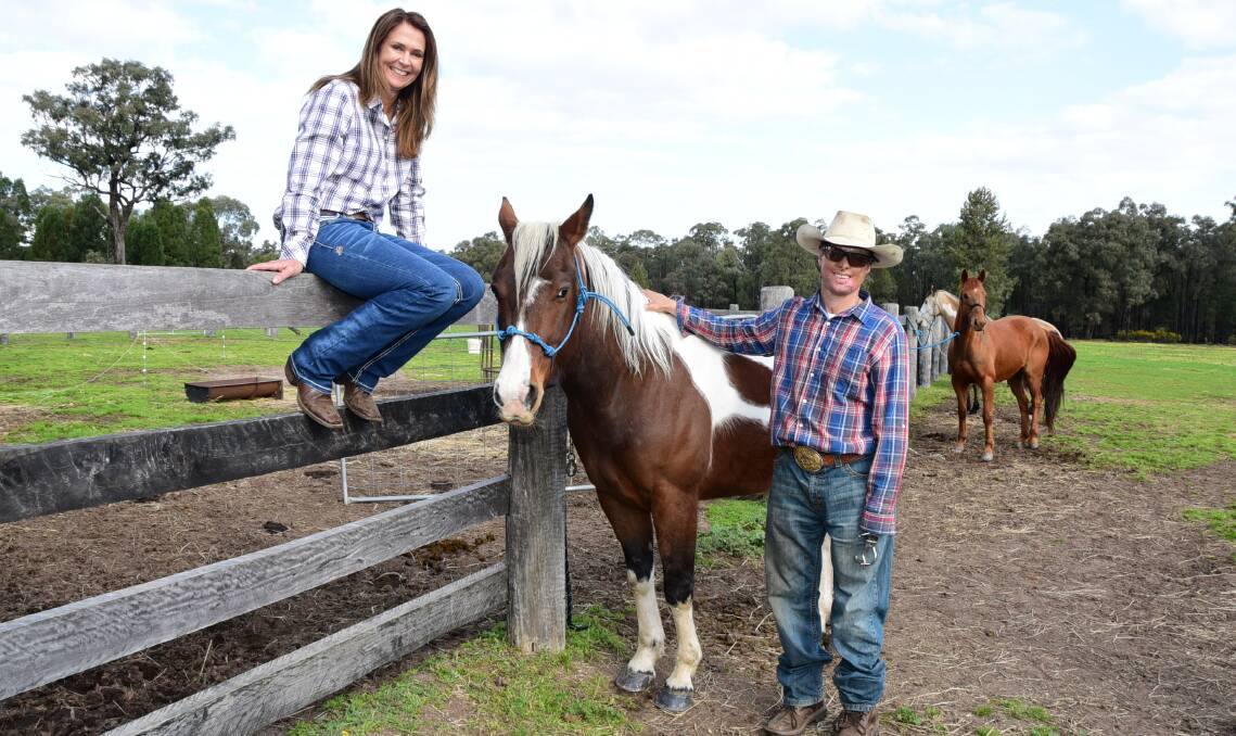 FROM TILPA TO DUBBO: Starting next week Karen and Jamie Manning, as well as their three children, will ride for 22 days to raise awareness and funds for Limbs4 Life. Photo: BELINDA SOOLE