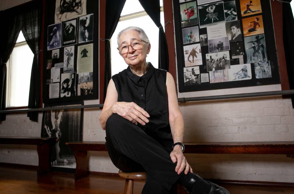 DECADES OF DANCE: Barbara Cuckson is the owner of the Rozelle School of Visual Arts which she has run for 50 years. Picture: Geoff Jones