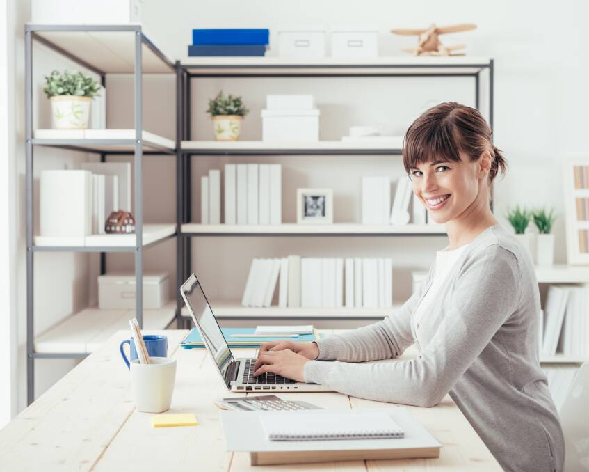 DESIGNATED SPACE: Nominate a place to set up your home office that ideally has a lot of natural light and is a little out of the way. Photo: Shutterstock. 