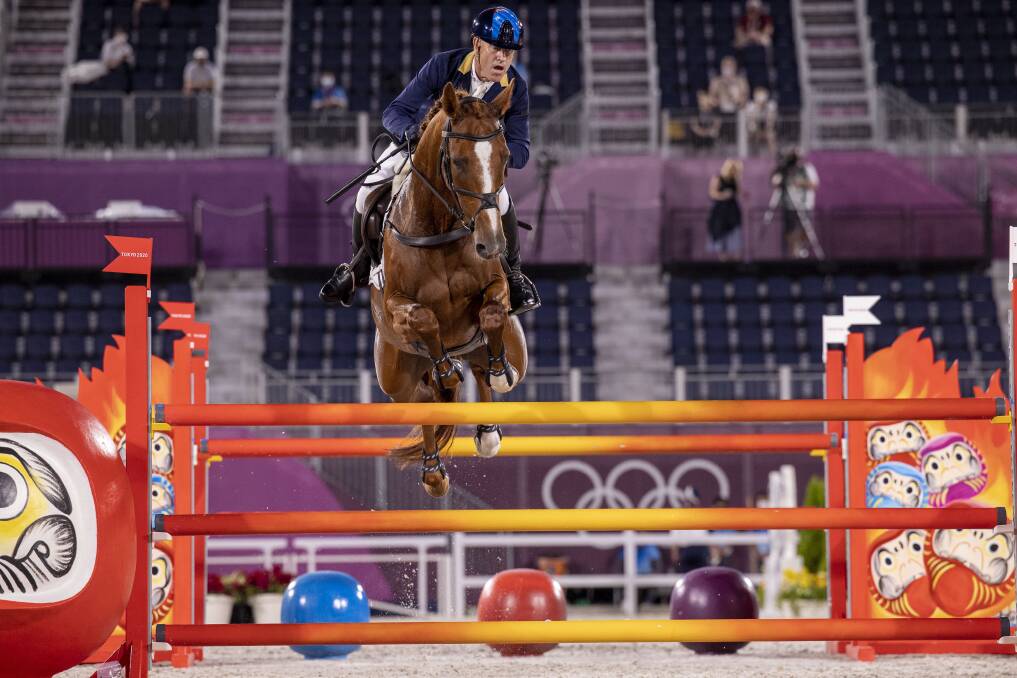 ALL CLEAR: A flawless performance in the show jumping secured Andrew Hoy individual eventing bronze. Picture: Sipa USA