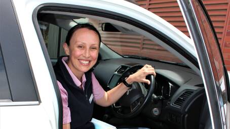 Grampians Health district nurse Lucy Spasic was moved by the generosity of a stranger. Picture: Contributed