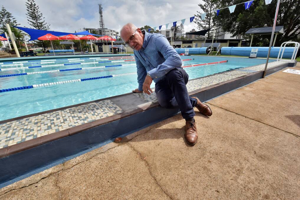 Frustrated: Greg Freeman said the process around an aquatic facility earmarked for Port Macquarie has been slow. 