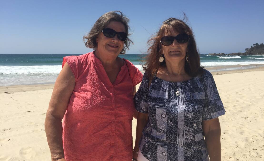  Maureen Highton and Margaret Green can no longer swim safely in the ocean. 