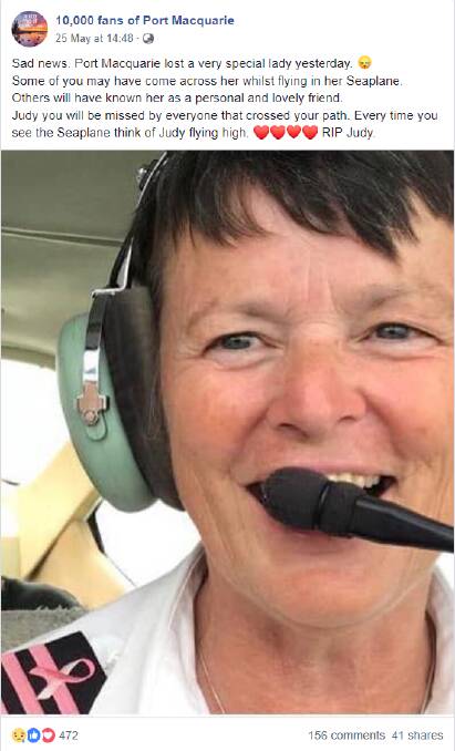 Tributes pouring in for local aviation legend Judy Hodge